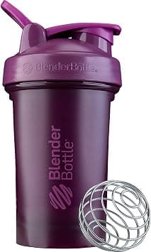 Blender Bottle Classic V2 Shaker Perfect for Protein Shakes and Pre Workout, 20-Ounce, Plum - Best Deal Finder