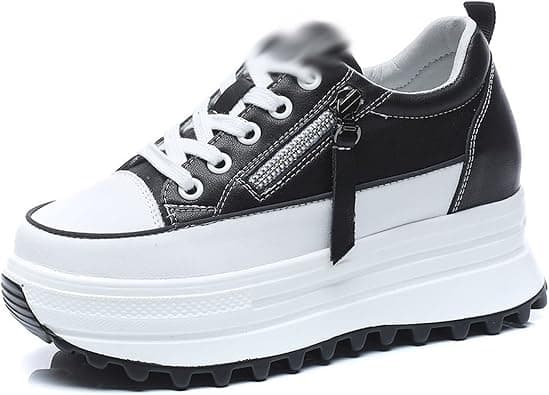 PROPFE Red Sneakers, Genuine Leather Women Casual Shoes Platform Wedge Female Women Sneakers Chunky Spring Autumn Shoes Summer on Amazon.ae - Price Tracker