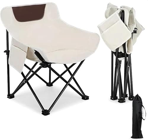 Portable Folding Beach Chair Multi-Purpose Camping Chair for Adult, Lightweight Patio Lawn Quad Chair for Outdoor Travel Picnic Hiking Load With Carry Bag on Amazon.ae - Price Tracker