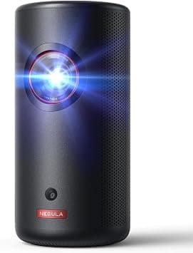 جهاز عرض صغير نيبولا كابسول 3 بالليزر 1080p ذكي واي فاي من انكر، جهاز عرض محمول رقمي بتقنية دولبي وميزة التركيز التلقائي لعرض صورة 120 انش مزود ببطارية مدمجة ويوف وقت تشغيل 2.5 ساعة، اسود، 1920 x 1080 على Amazon.sa - متتبع الأسعار