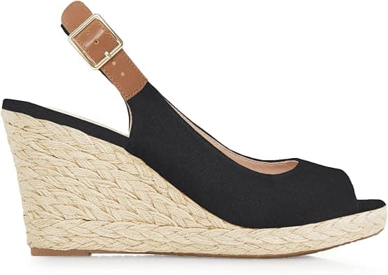 Juliet Holy Womens Ankle Strap Espadrille Wedges Round Open Toe Platform Slingback Slip on Peep Toe Sandals Comfort Summer Shoes on Amazon.ae - Price Tracker