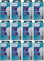 Philips Essential LED Bulb 11W E27 6500K, Cool Daylight - 12 PCS Pack - متتبع أسعار Amazon.sa