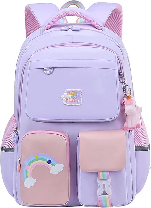 Unicorn Backpack Lightweight Teenage Waterproof Bag Cute Travel Bag, Cute Laptop Backpacks For Teens على Amazon.ae - متتبع الأسعار