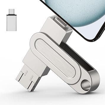 512GB Qainerly Photo Stick for Phone Flash Drive,4in1 Memory Stick for Photos and Videos USB Stick External Storage Compatible for iPhone/iPad/Android/PC على Amazon.ae - متتبع الأسعار