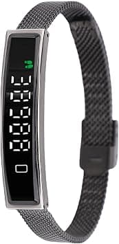 Denash Wearable Fitness Tracker, Multifunctional Smart Bracelet for Men Women, IP68 Waterproof Multiple Sports Modes Smart Wristband for Android & lOS (Black) on Amazon.ae - Price Tracker