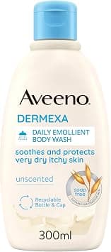 Aveeno Dermexa Daily Emollient Body Wash, With Soothing Oat Complex and Ceramides, Suitable For Sensitive Skin, Soothes & Protects Very Dry Itchy Skin, Unscented, Soap Free, 300ml on Amazon.ae - Price Tracker