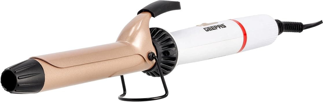 Geepas Portable Instant Pro Curling Iron with Titanium Barrel Coating, Auto-Shut Off 30-minutes Timer & 5-level Auto Shut Off -GHC86011 on Amazon.ae - Price Tracker