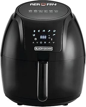 Black & Decker XL Digital Air Fryer, 1800W, 5.6L/1.5Kg, 7 Presets, Crispy and Healthy Cooking, Rapid Air Technology & Led Display, Best for Frying, Grilling, Roasting, Baking, 2 years warranty, AF625 on Amazon.ae - Price Tracker