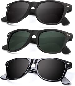 Mens Polarized Sunglasses for Women Semi Rimless Frame Driving Sun glasses：100% UV Blocking - Amazon.ae Price Tracker