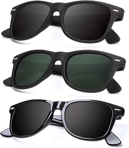 Mens Polarized Sunglasses for Women Semi Rimless Frame Driving Sun glasses：100% UV Blocking - Best Deal Finder