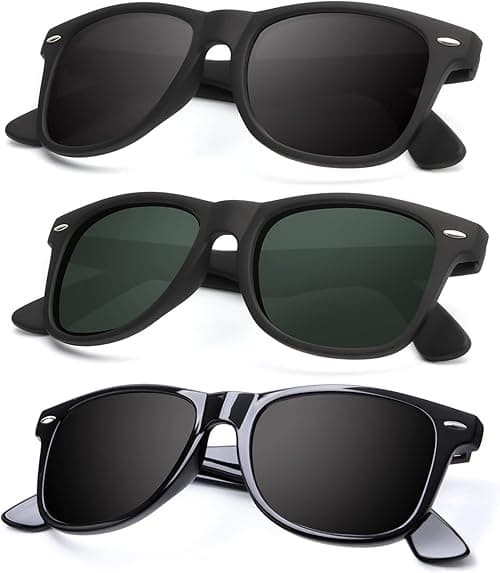 Mens Polarized Sunglasses for Women Semi Rimless Frame Driving Sun glasses：100% UV Blocking on Amazon.ae - Price Tracker