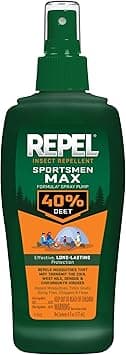 Repel Insect Repellent Sportsman Max Formula Spray Pump 40% DEET, Repels Mosquitoes, Ticks and Gnats, Effective Long-Lasting Protection, 40% DEET (Pump Spray) 6 fl Ounce - Amazon.ae Price Tracker