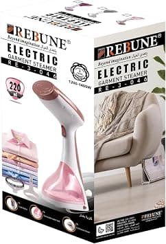 REBUNE Handheld Garment Steamer Cleaner 1400-Watt Electric Steamer Iron Household Fast Heat Up in 30s, Portable Steamer,Hand Held Steamers for Fabric Steamer RE-3-046 على Amazon.ae - متتبع الأسعار