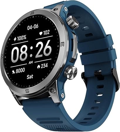 Noise Endeavour Rugged Smartwatch with 7Day Battery, BT Calling (Answer/Make), 1.46" AMOLED, 100+ Sport Modes, Water Resistant, SoS Technology, Functional crown, 1 Year Warranty (Teal Blue) on Amazon.ae - Price Tracker