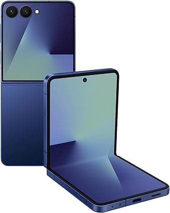 Samsung Galaxy Z Flip7 Cell Phone, 512GB AI Smartphone, Unlocked Android, Long Battery Life, 2025, Blue Shadow (International Version) on Amazon.ae - Price Tracker
