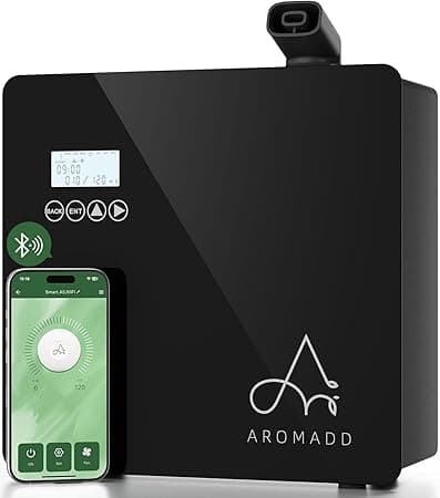2025 Upgraded 3500 Sq.Ft Smart Scent Machine - HVAC System, Whole House Aroma &amp; Hotel Collection Diffuser, Waterless Essential Oil Diffuser for Home, Office, 600ML Capacity, Cold Air Tech (Jet Black) on Amazon.ae - Price Tracker