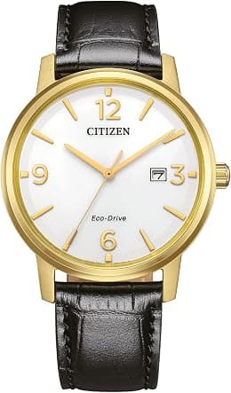 CITIZEN Eco-Drive Solar Watch with Date and Arabic Numbers in Various Variations - دليلك لأفضل العروض
