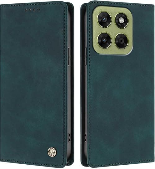 UPLAI Case for Motorola Moto G87 5G/Moto G67/Moto G77, PU Leather Wallet Case, Shockproof Magnetic Protection Flip Case with RFID Card Holder, Dark Green على Amazon.ae - متتبع الأسعار