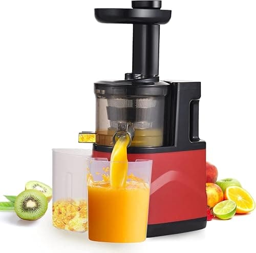 Juicer Machines,Slow Masticating Juicer Extractor, Cold Press Juicer with Two Speed Modes Upgrade the design of slag outlet Easy to Clean Brush Quiet Motor for Vegetables&Fruits on Amazon.ae - Price Tracker