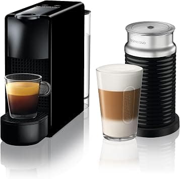 Nespresso Essenza Mini C30 Espresso Capsule Coffee Machine, With Aeroccino 3 Milk Frother for Cappuccino & Latte, 0.6 L, 19 Bar Pressure, Black on Amazon.ae - Price Tracker
