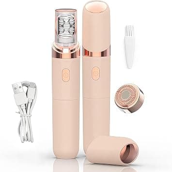 Angju Epilator for Women, 2-in-1 Facial Hair Removal for Women, Portable Designed, Rechargeable, Built-in LED Light for Precision, Painless Hair Remover & Shaver for Face, Lips, Chin,Legs,Eyebrows on Amazon.ae - Price Tracker