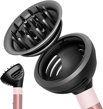 Wave Curl Diffuser Attachment for Dyson Airwrap HS01 HS05 HS08, Upgraded Hair Diffuser Nozzle Dome and Diffuse Modes for Curl Wave Hair to Dryer Faster and Define Curls Hair (Black) on Amazon.ae - Price Tracker