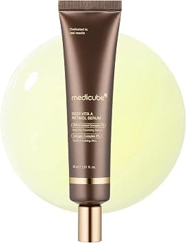medicube Deep Reviving Bakuchiol Retinol Facial Serum - Anti-Aging 4th Gen Retinol & Bakuchiol - Targets Fine Lines, Uneven Skin Tone, Blemish Scars - Korean Skin Care, Low Irritant, 1.01 fl oz على Amazon.ae - متتبع الأسعار
