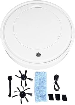 Robot Vacuum, Automatic Vacuum Robot Cleaner, Anti Fall Strong Suction Slim Low Noise Smart Robotic Vacuum, Good for Pet Hair Carpets Hard Floors Daily Cleaning - Amazon.ae Price Tracker