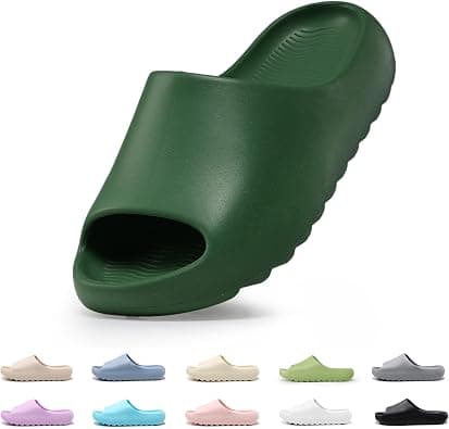 Cloud Slides for Kids,Pillow Slippers Open Toe Comfy Soft Garden Shoes for Girls Boys,Kids EVA Non-Slip Beach Shoes Bathroom Lightweight Sandals Cushioned Thick Sole Sandals on Amazon.ae - Price Tracker