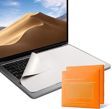 eWINNER 2 Pack Microfiber Liner Cleaning Cloth 13" with Screen Keyboard Imprint Protection for MacBook Pro/AIR 13" 14" 2018-2024, Keyboard Protector Compatible MacBook Air 13 M3 M2 M1/MacBook Pro 14 on Amazon.ae - Price Tracker