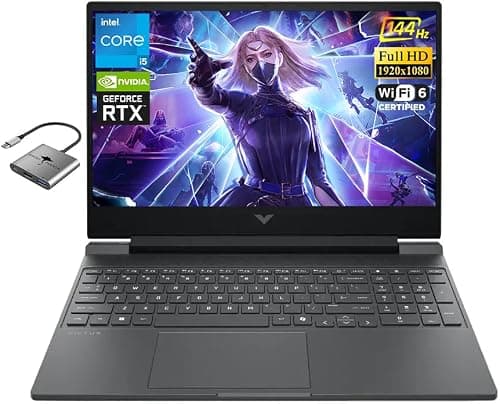HP Victus FHD-Gaming-Laptop, 15.6" 144Hz RTX 3050 8 Cores Intel Core i5-13420H, 16GB RAM 512GB SSD, Wi-Fi 6 Long Battery Life Numeric Keypad, Backlit Keyboard Win 11 Pro w/GM Accessory على Amazon.ae - متتبع الأسعار