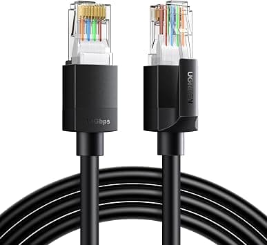 UGREEN Ethernet Cable CAT 6a 2M 10Gbps UTP Internet Cord LAN Wire RJ45 | 10Gbps High Speed,26AWG Network Cable,Compatible with Router PS5 PS4 PS3 Xbox Smart TV Switch WiFi Extender Ethernet Adapter on Amazon.ae - Price Tracker