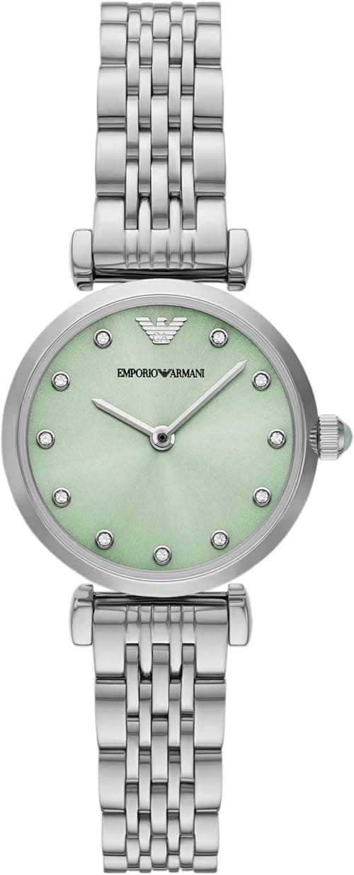 Emporio Armani Women's Dress Watch with Stainless Steel Band on Amazon.ae - Price Tracker