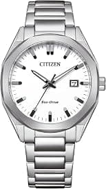 Citizen Men's Analogue Eco-Drive Watch with Stainless Steel Strap BM7620-83A - Best Deal Finder