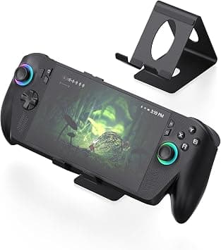 Desktop Stand Compatible with ROG Xbox Ally/Ally X/PlayStation Portal/Steam Deck/ROG Ally/X/Switch 2,Desktop Handheld Game Console Holder with Anti-Slip Silicone Pad (Black) on Amazon - Best Deal Finder