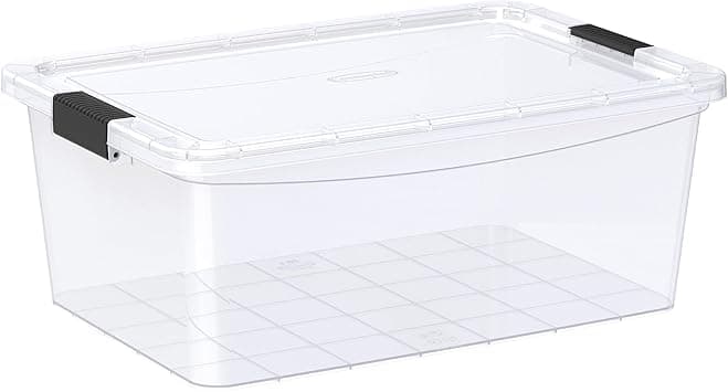 Cosmoplast 20L Clear Plastic Storage Box with Lockable Lid on Amazon.ae - Price Tracker