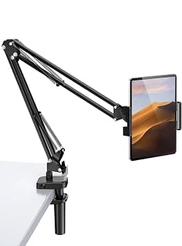 UGREEN iPad Stand Mount Holder for Bed Adjustable Tablet Arm Mount for Desk | Aluminum Alloy Cell Phone Stand for Bed Compatible with iPhone 17 Pro Max iPad Pro/Air/Mini Galaxy S26/25 Ultra Black on Amazon.ae - Price Tracker