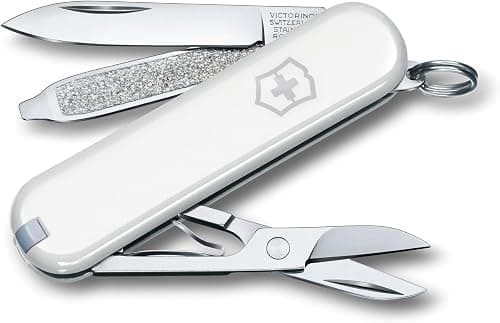 VICTORINOX CLASSIC SD SMALL POCKET KNIVES 0.6223.7 WHITE Swiss made pocket knife with 7 functions on Amazon - Best Deal Finder
