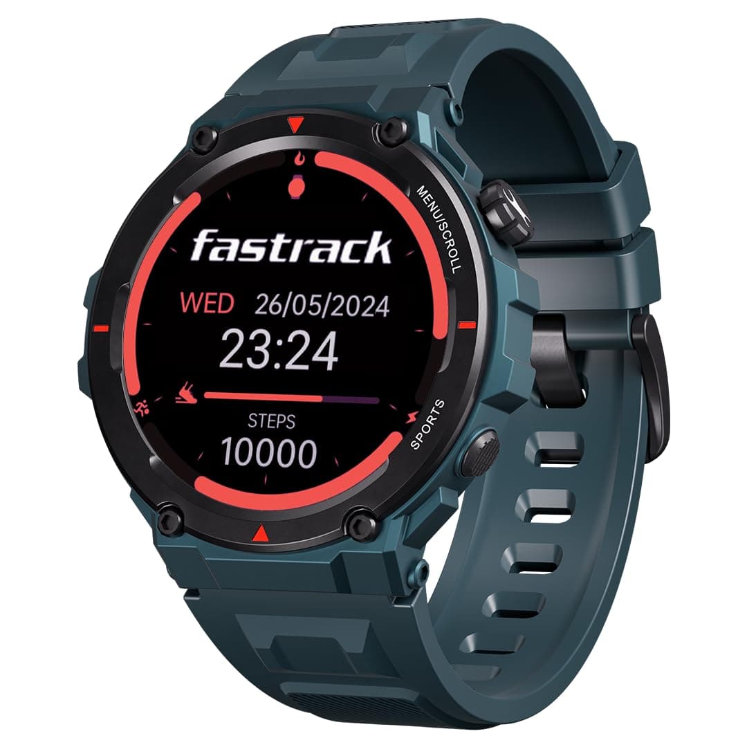 Fastrack Xtreme PRO Smartwatch with 1.43" AMOLED Display with 466 * 466 Pixel Resolution|SingleSync BT Calling|AI Voice Assistant|100+ Sports Modes and Watchfaces|Upto 5 Day Battery|IP68 on Amazon.ae - Price Tracker