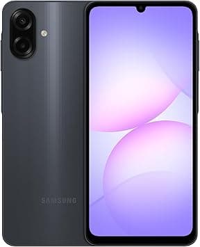 Samsung Galaxy A07 4G LTE Smartphone | 6.7" 90Hz Display | 50MP Dual Camera | Helio G99 | 5000mAh Battery | Android 15 | 4GB RAM 64GB Storage | Side Fingerprint | Fast Charging 25W (Black) - متتبع أسعار Amazon.sa