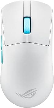 Asus ROG Harpe Ace Aim Lab Edition Wireless Gaming Mouse, 54 g Lightweight, 2.4GHz RF, Bluetooth, 36K DPI Sensor, 5 Buttons, ROG SpeedNova, ROG Omni Receiver, Esports & FPS Gaming, White on Amazon.ae - Price Tracker