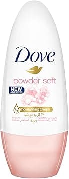 DOVE Antiperspirant Deodorant Roll-On, for 48 hour protection, Powder Soft, alcohol free with ¼ moisturising cream, 50ml on Amazon.ae - Price Tracker