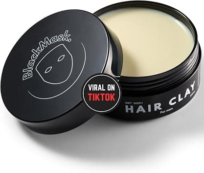 BlackMask Hair Clay for Men (3.52 oz) Matte Finish with Strong Hold, Hair Styling Clay, Adds Texture & Volume على Amazon.ae - متتبع الأسعار