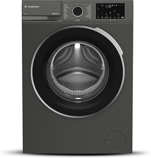 Ariston 8KG Front Load Washing Machine 1200RPM with Steam Therapy, ProSmart Inverter Motor, Add Garment, Mini 14 Quick Wash, Made in Turkey, Gray– ARWF08122SMME على Amazon.ae - متتبع الأسعار