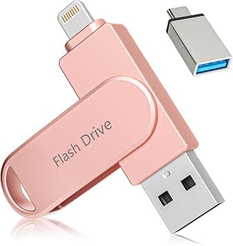 Apple MFi Certified 512GB Photo Stick, Flash Drive for iPhone Memory Stick for Photo/Video Backup Stick, High-Speed USB Stick iPhone Storage Drive Compatible for iPhone/iPad/Android/PC (Pink) على Amazon.ae - متتبع الأسعار