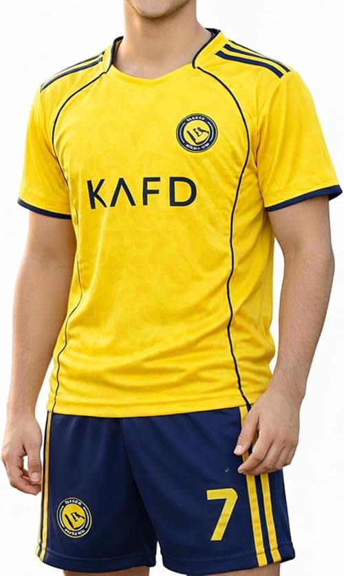 OVERS AL Nasser Football Jersey Set for Kids, Youth & Men – Short Sleeve Soccer Shirt & Shorts, Breathable Quick-Dry Uniform for Match. on Amazon.ae - Price Tracker