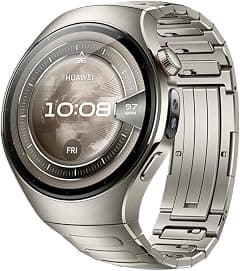 HUAWEI WATCH 5 46mm Smartwatch, Multi-sensing X-TAP technology, Real-Time Fingertip Blood Oxygen, eSIM, 2-Battery Modes, Intuitive Smart Gestures, Compatible with iOS & Android, Silver - Amazon.ae Price Tracker
