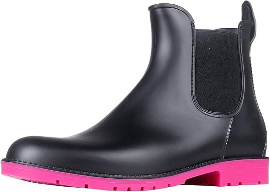 Asgard Women's Ankle Rain Boots Waterproof Chelsea Boots على Amazon.ae - متتبع الأسعار