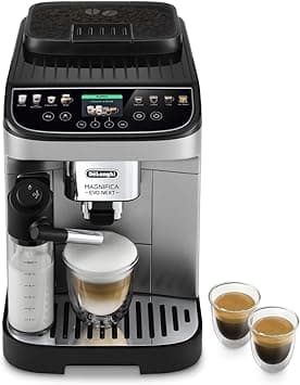 De'Longhi Magnifica Evo Next ECAM312.80.SB, Automatic Coffee Machine With Automatic Milk Frother, Bean for Cup and CappuccinoMachine with Intuitive Touch Screen, Silver/Black(Amazon Exclusive) on Amazon.ae - Price Tracker