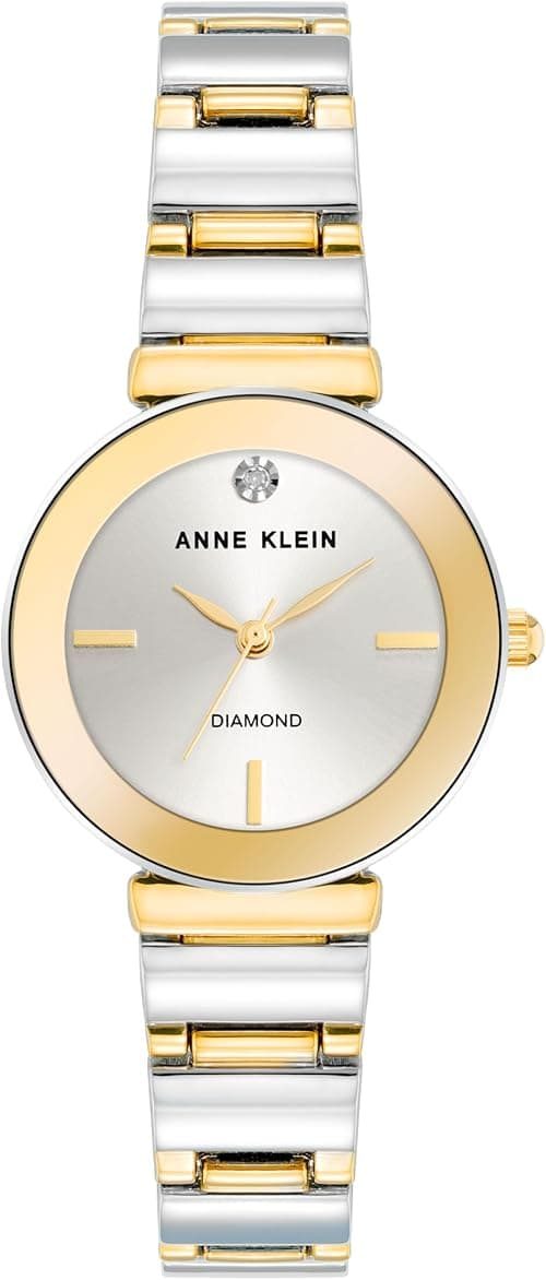 Anne Klein Damenarmbanduhr mit echtem Diamant-Zifferblatt, AK/2434 on Amazon.ae - Price Tracker